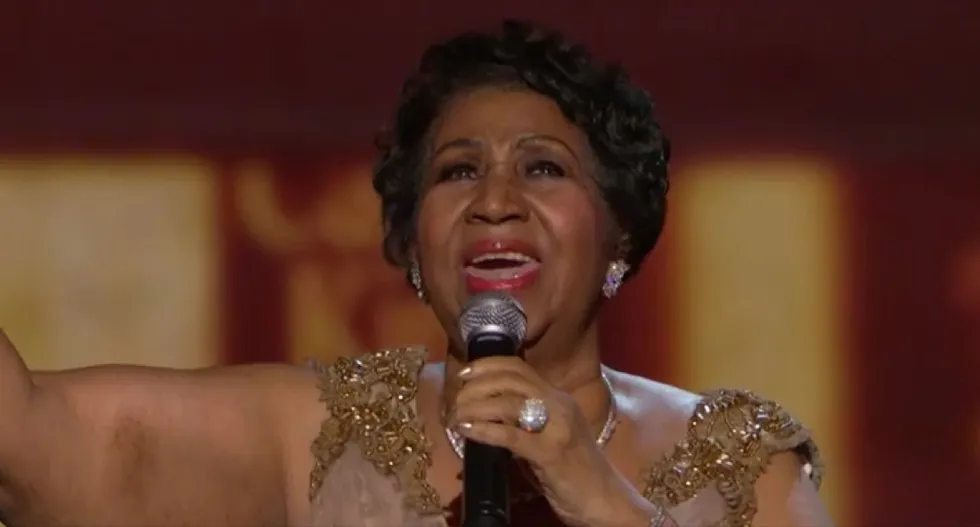 Aretha Franklin si esibisce ai Kennedy Center Honors