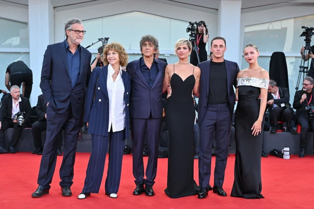 Il cast di Felicità all'80° Mostra di Venezia