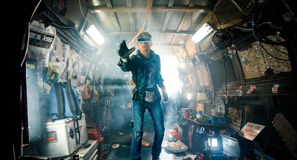 Una scena di Ready Player One (2018), film di Steven Spielberg che si ispira al metaverso