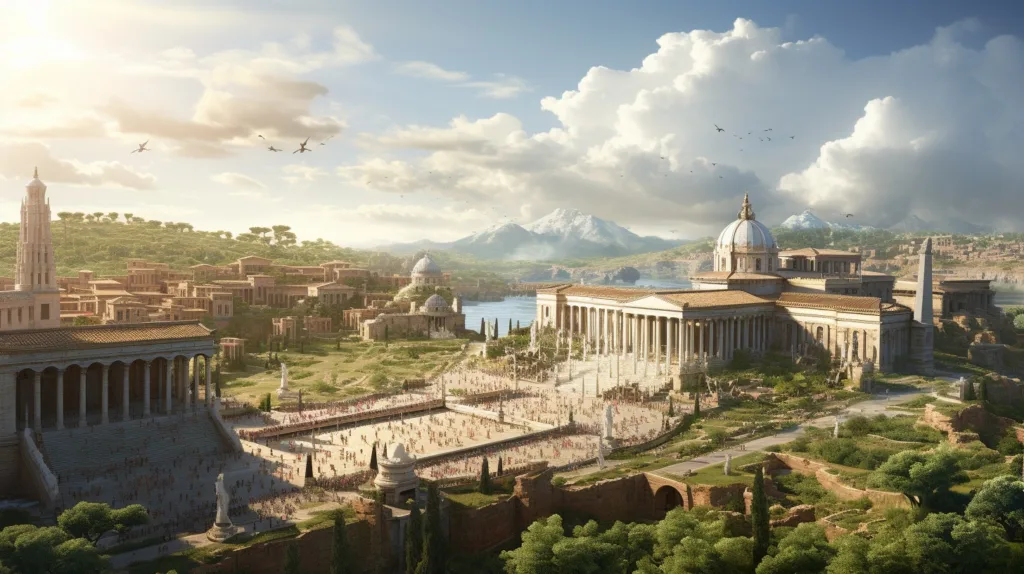 Una ricostruzione di Rome Reborn 4.0