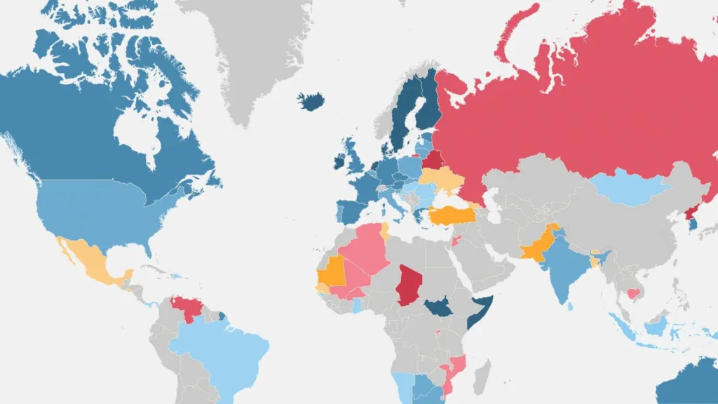 I 76 paesi chiamati a rinnovare i governi nel 2024 (©LaRepubblica)