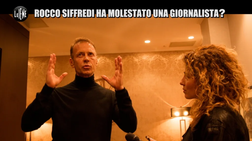 Un momento dell'intervista esclusiva de Le Iene Show a Rocco Siffredi