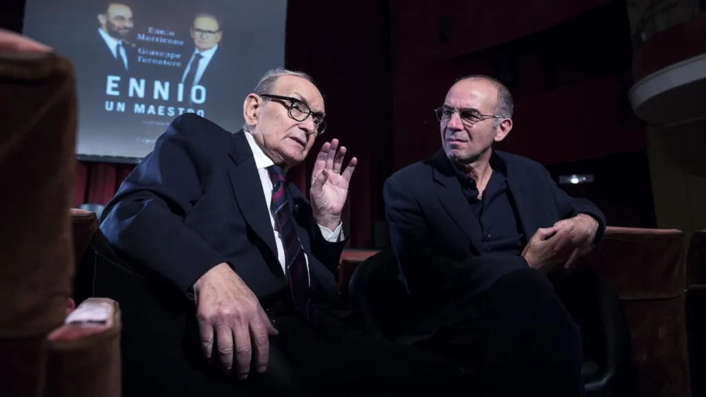 nnio Morricone e Giuseppe Tornatore alla presentazione di Ennio. Un Maestro (2018)