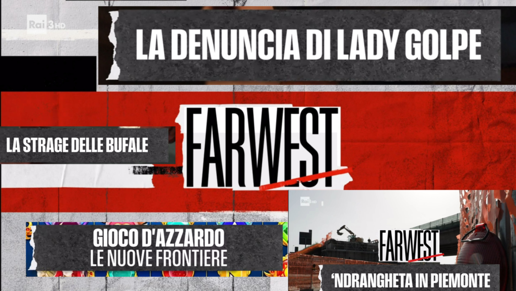 Le inchieste di FarWest coordinate in studio da Salvo Sottile su Rai3