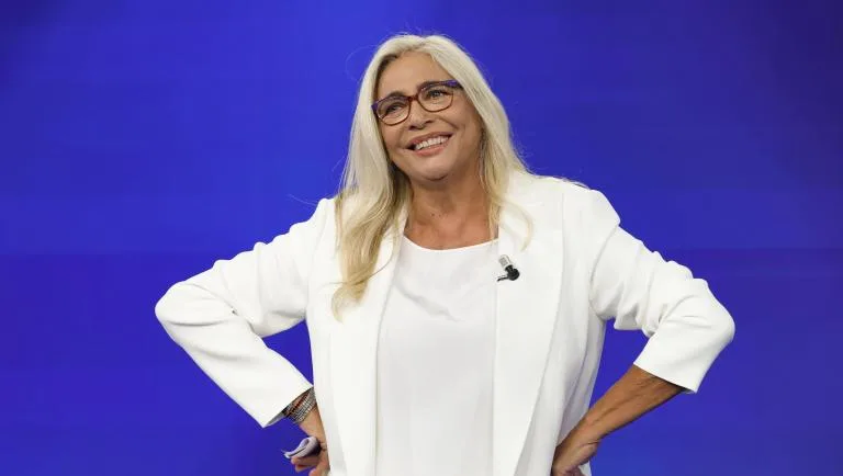 Mara Venier conduce di Domenica In su Rai1