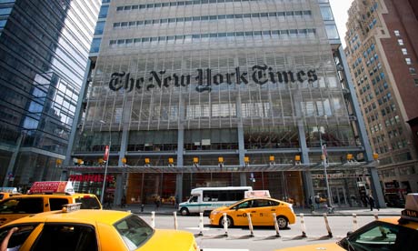 La sede del New York Times a New York