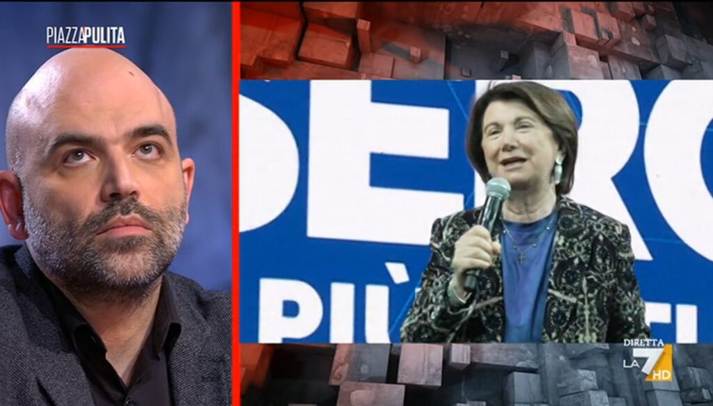 Roberto Saviano è intervenuto sulla contestazione alla ministra Roccella nel corso di Piazza Pulita, ospite di Corrado Formigli su La7